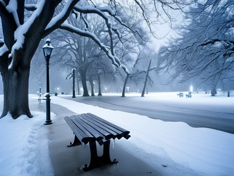 Same scene transformed to nighttime